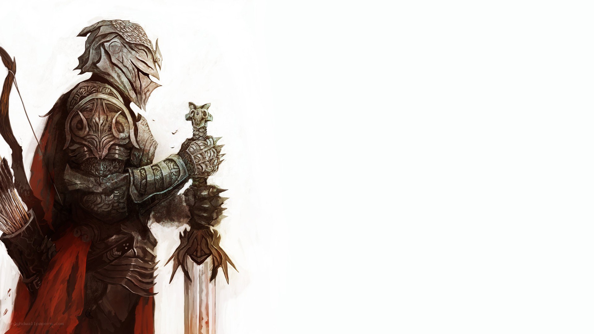 armored warrior with sword