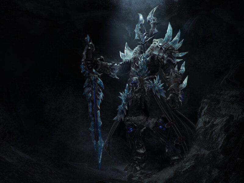 Armored Warrior with Sword — Black, Dramatic, Night, Digital Art, Armor, Cave