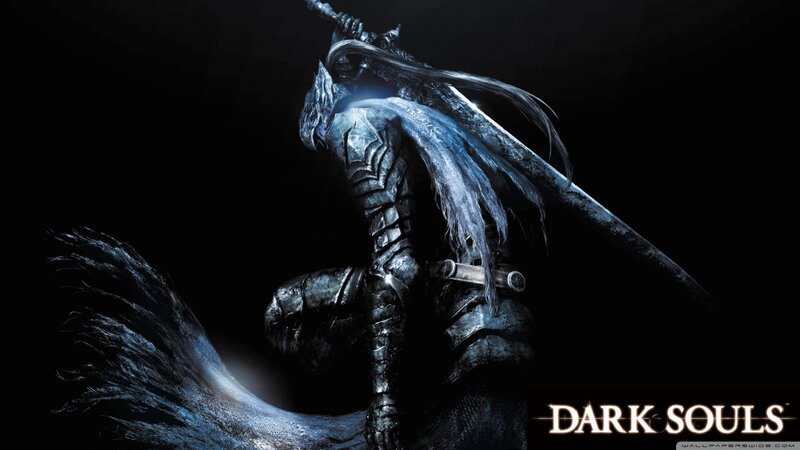 Armored Warrior with Sword — Black, Dramatic, Night, Digital Art, Armor, Dark Background