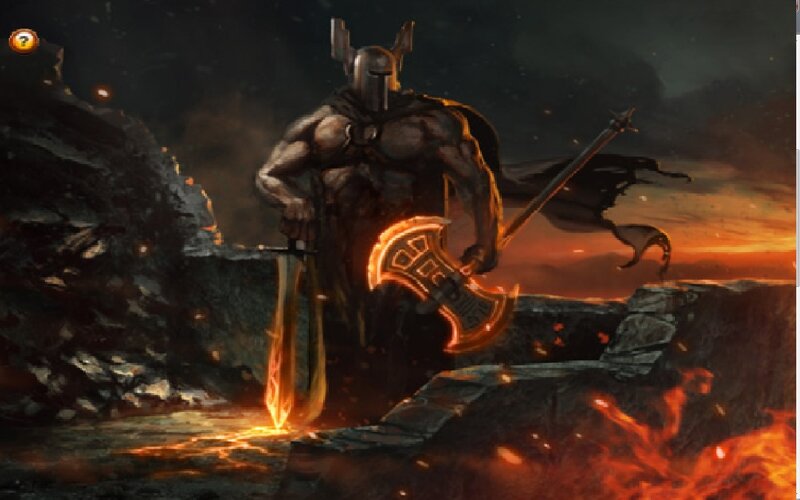 Armored Warrior with Weapons