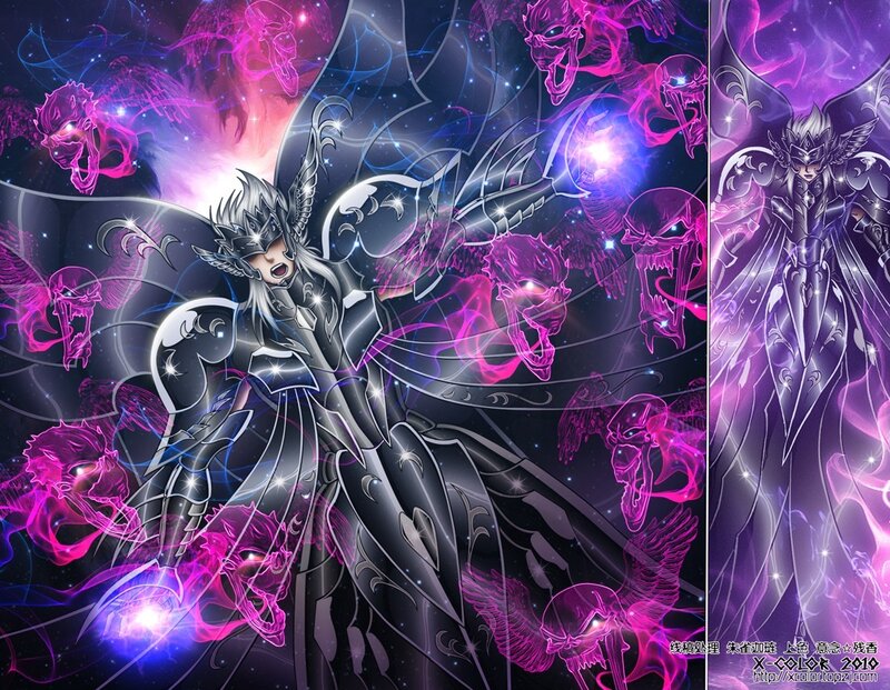 Armored Warrior with Wings — Purple