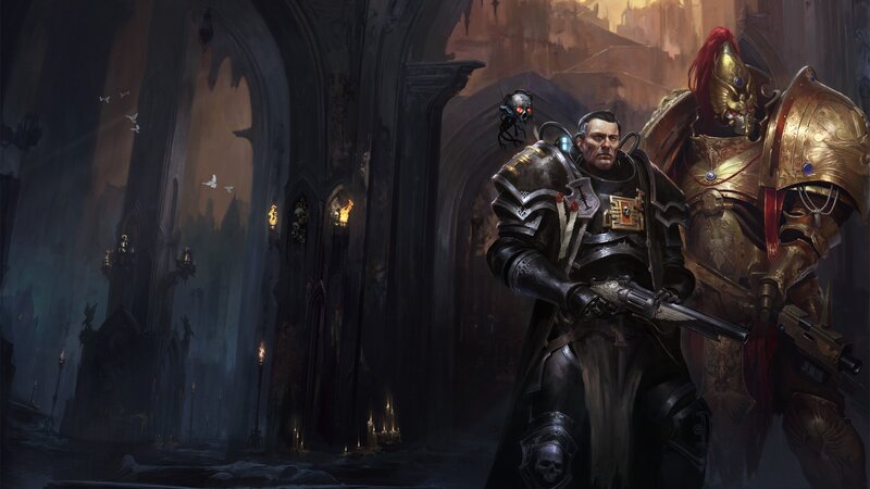 Armored Warriors in Cathedral