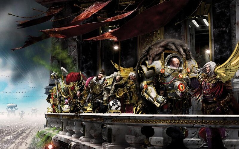 Armored Warriors on Balcony