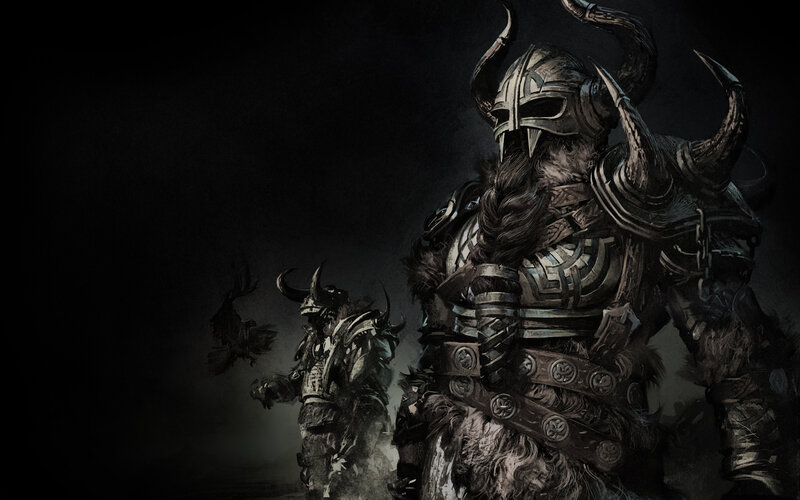 Armored Warriors with Horns