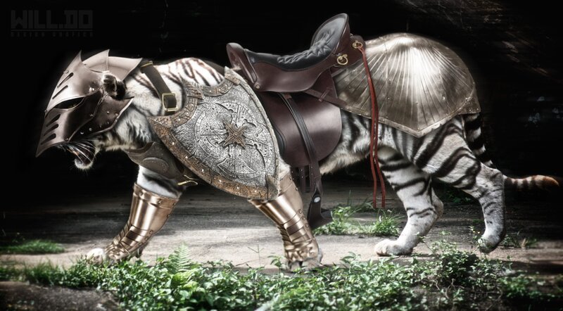 Armored White Tiger