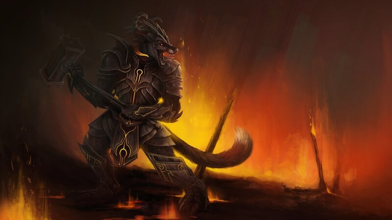Armored Wolf-like Creature