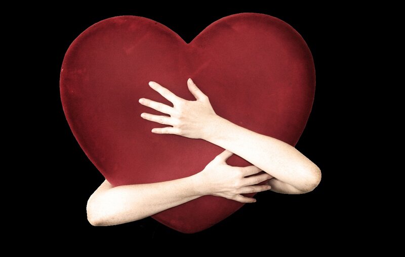 Arms Hugging Heart