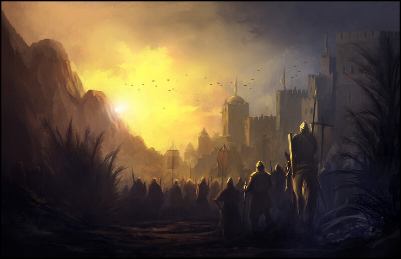 Army Approaching City