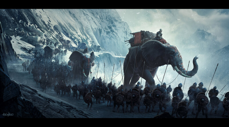Army with War Elephants