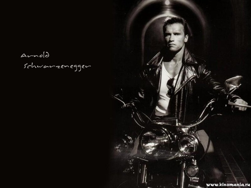 Arnold Schwarzenegger — Black, Dramatic, Night