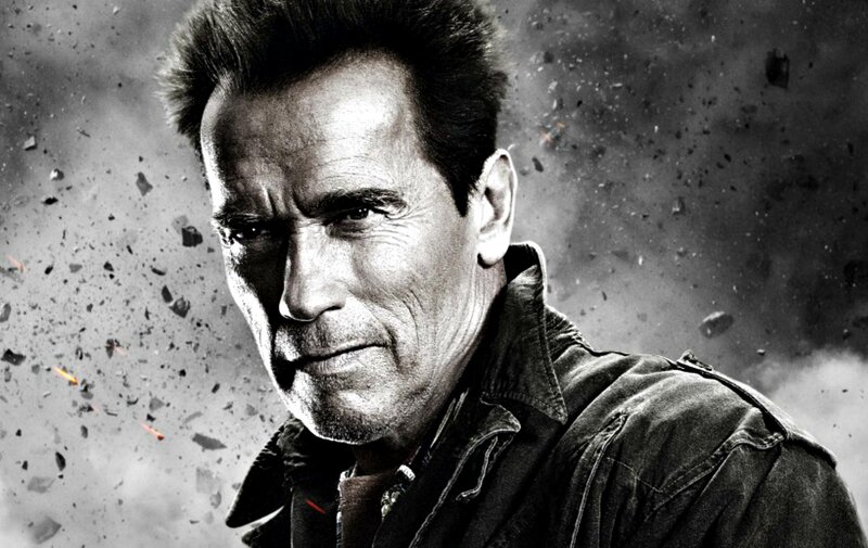 Arnold Schwarzenegger — Black, Dramatic, Photograph, Explosion