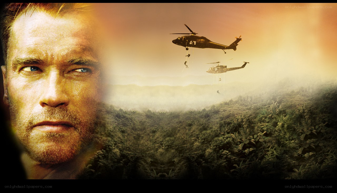 Arnold Schwarzenegger in jungle mission