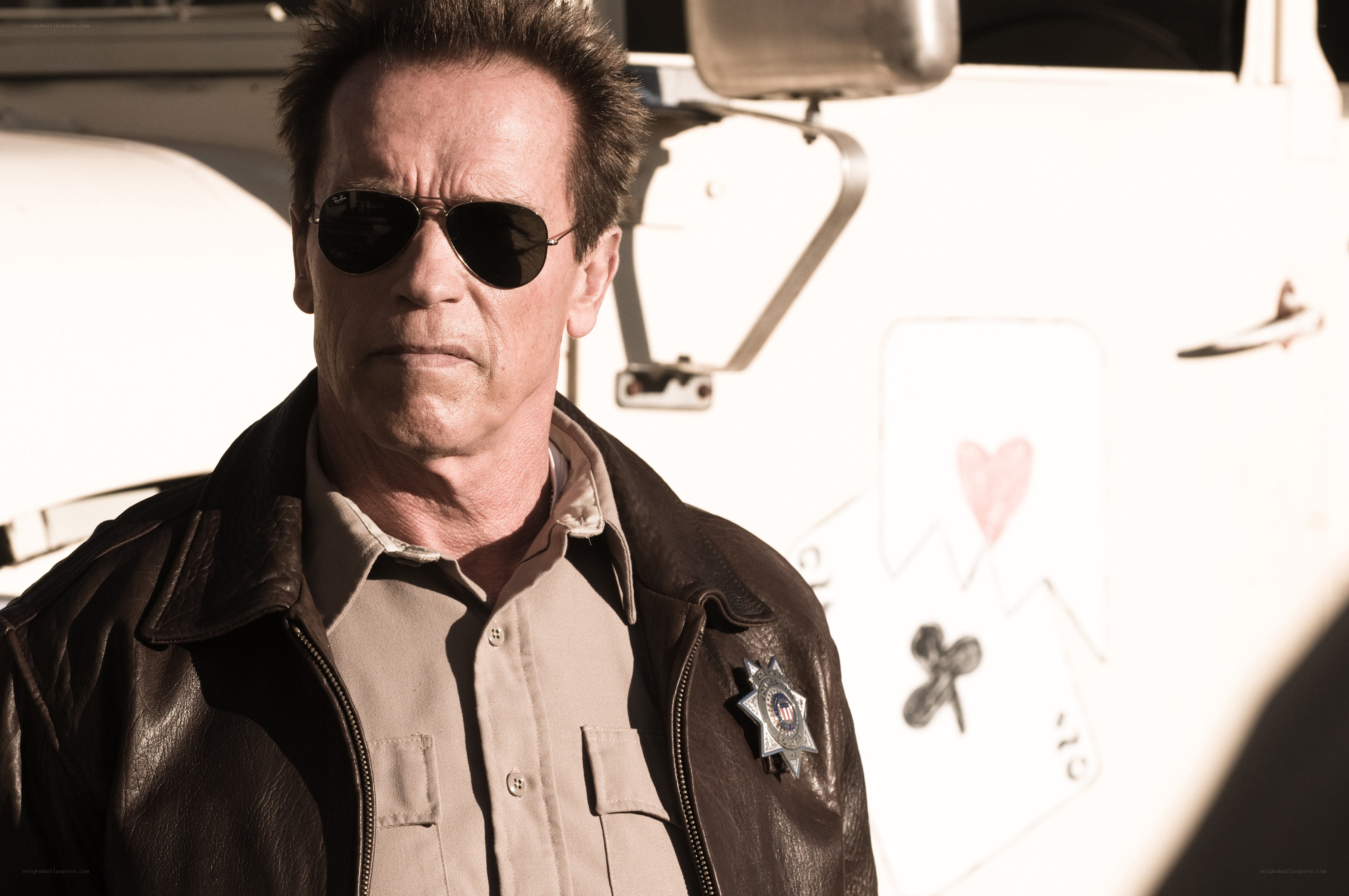 Arnold Schwarzenegger in uniform