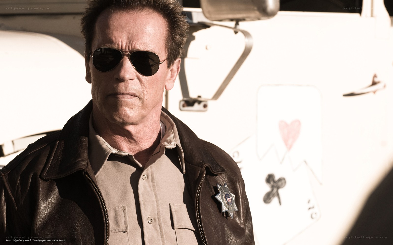 Arnold Schwarzenegger in uniform