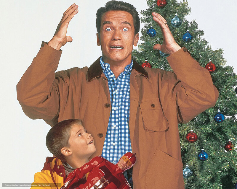 Arnold Schwarzenegger with child
