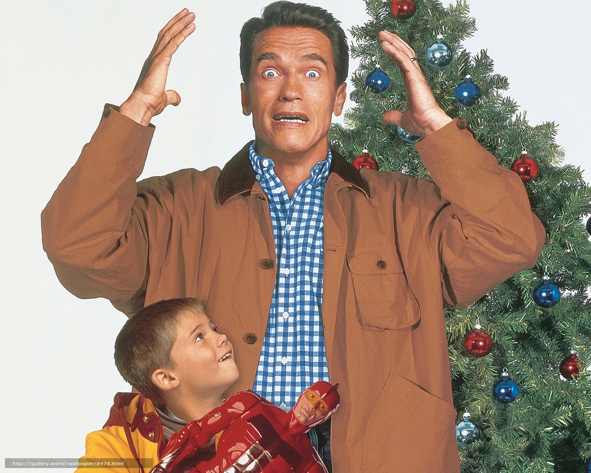 Arnold Schwarzenegger with child