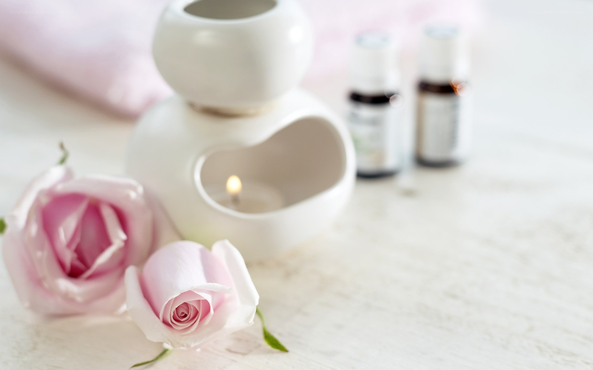 Aromatherapy with roses