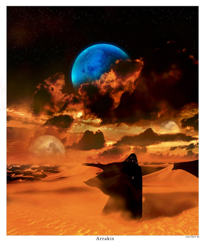 Arrakis desert landscape