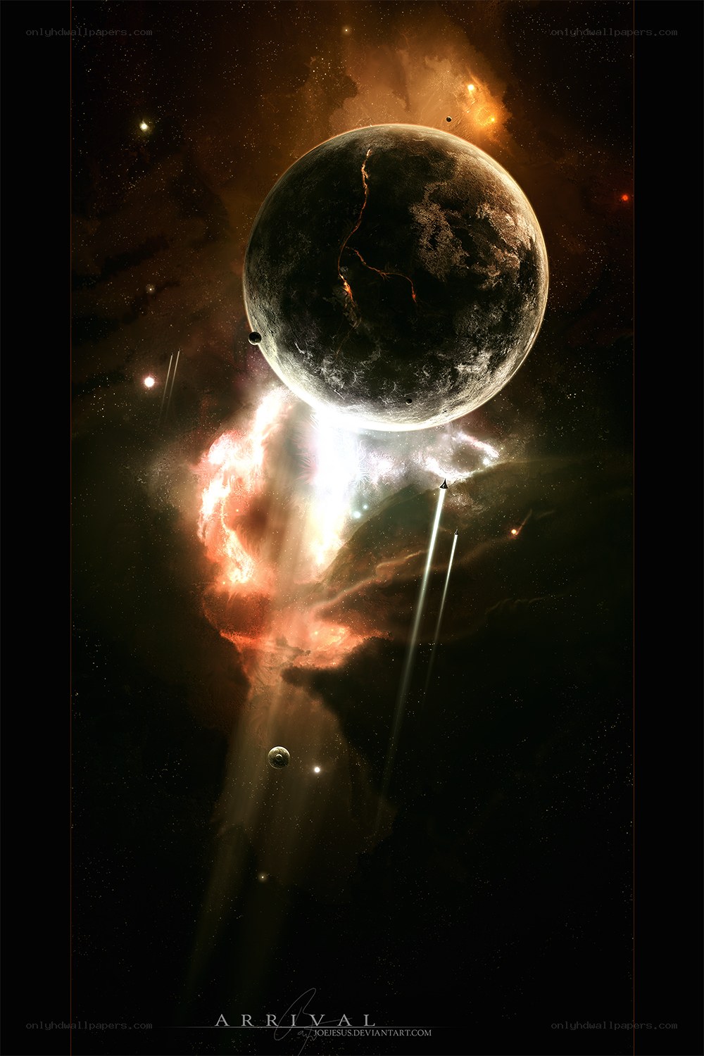 Arrival at a distant planet