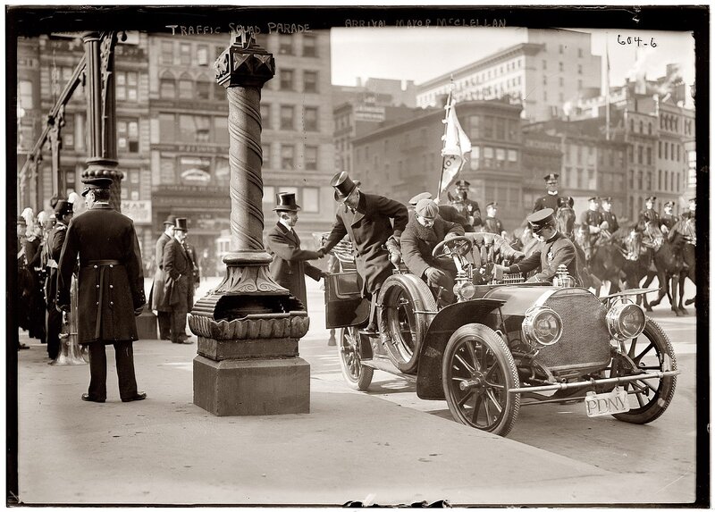 Arrival of Mayor McClellan