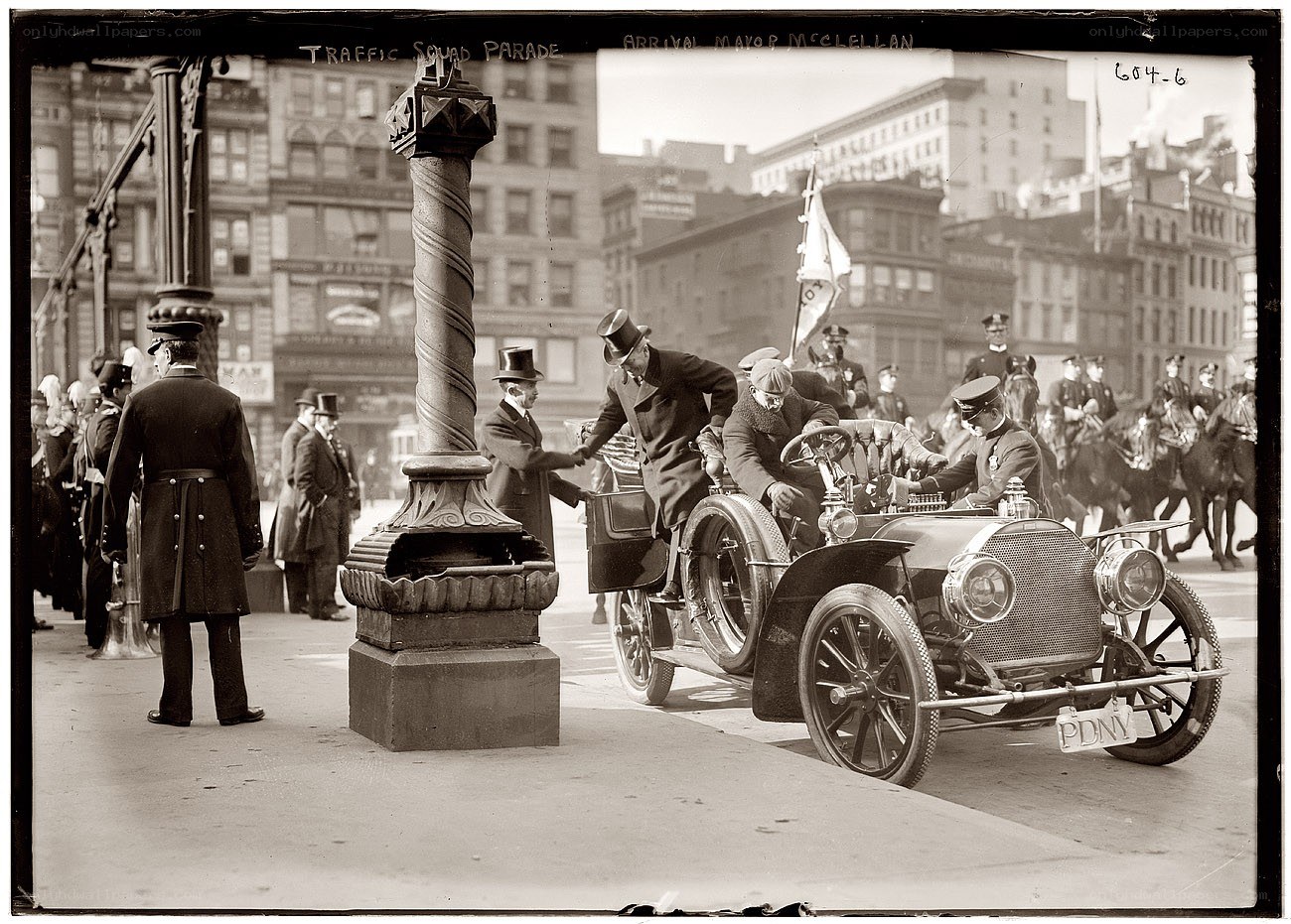 Arrival of Mayor McClellan
