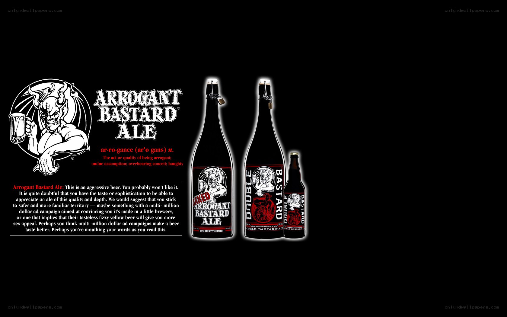 Arrogant Bastard Ale branding