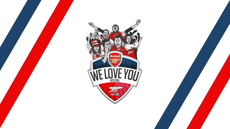 Arsenal fans celebration