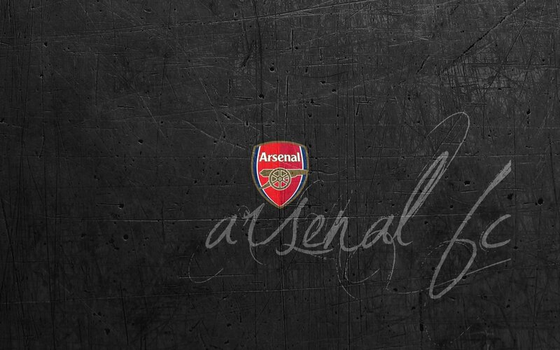 Arsenal FC Crest — Black, Dark