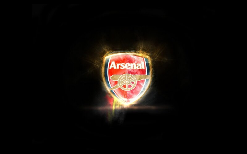 Arsenal FC Crest — Black