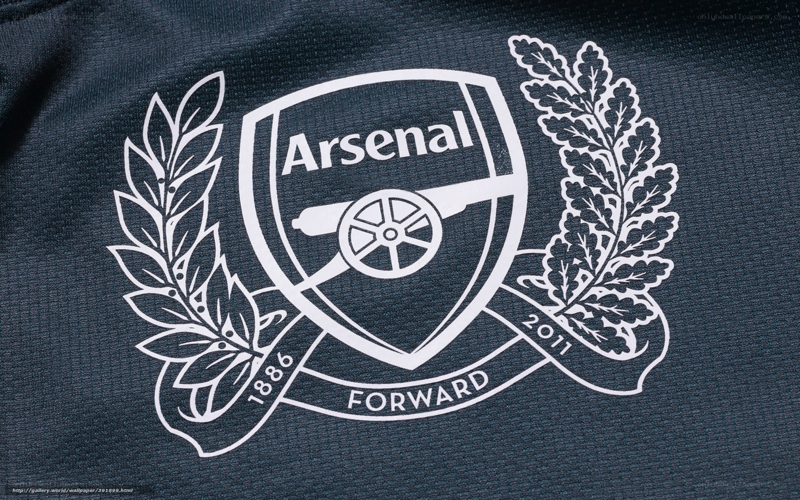 Arsenal FC crest on jersey