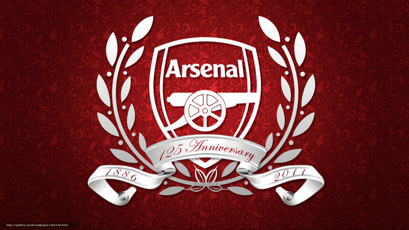 Arsenal FC Crest — Red, Celebratory, Vector Art