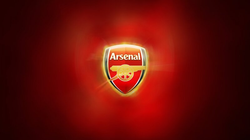 Arsenal FC Crest — Red, Dramatic