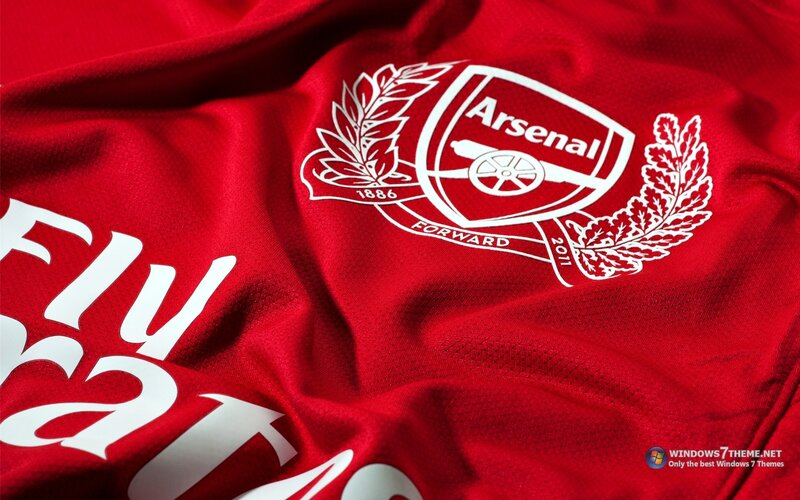 Arsenal FC jersey close-up