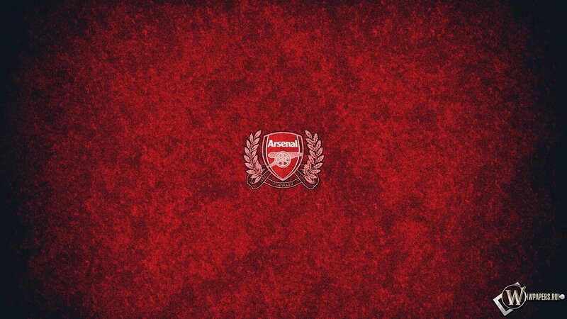 Arsenal FC logo on red background