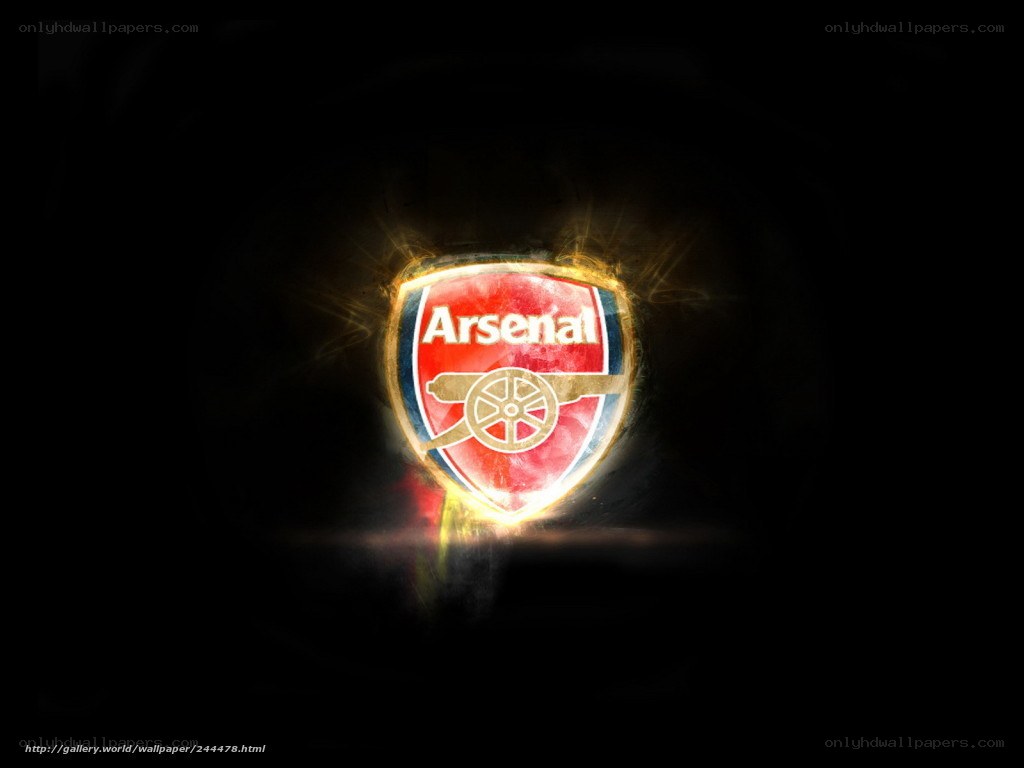 Arsenal FC logo wallpaper