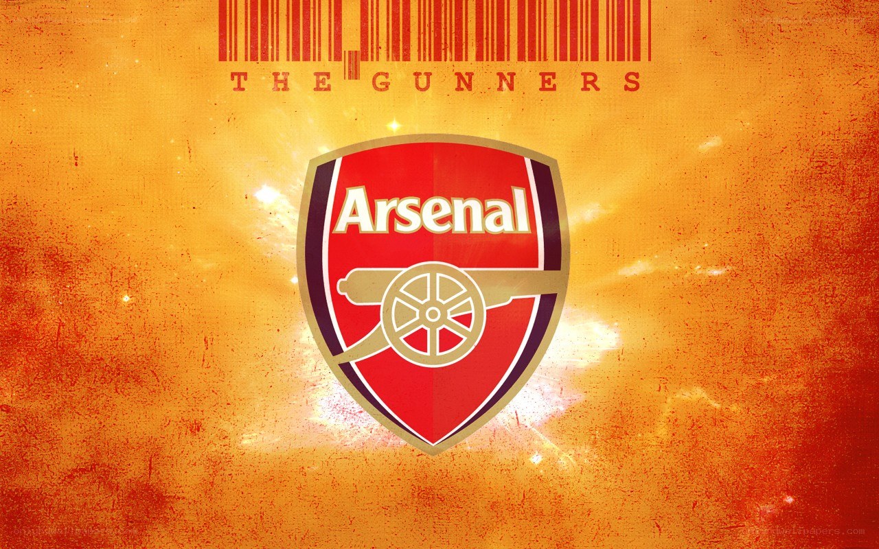 Arsenal FC logo with barcode