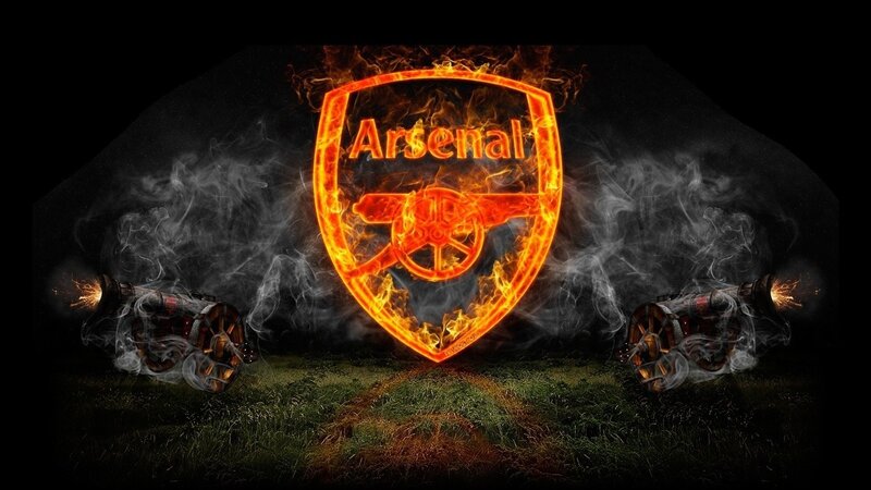 Arsenal FC logo with cannons