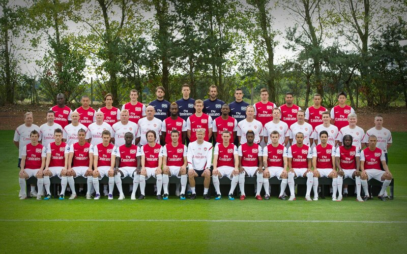Arsenal FC team photo