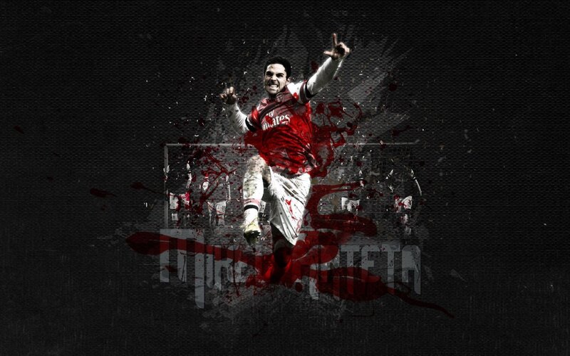 Arsenal football player celebration