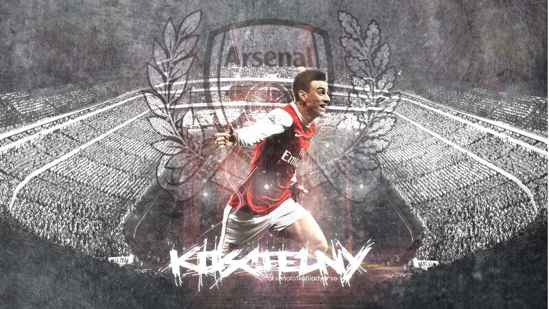 Arsenal football player celebration