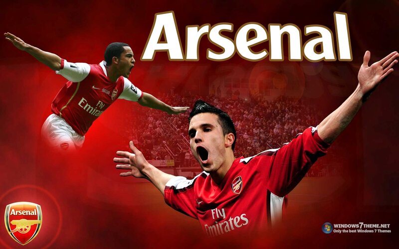 Arsenal football team celebration