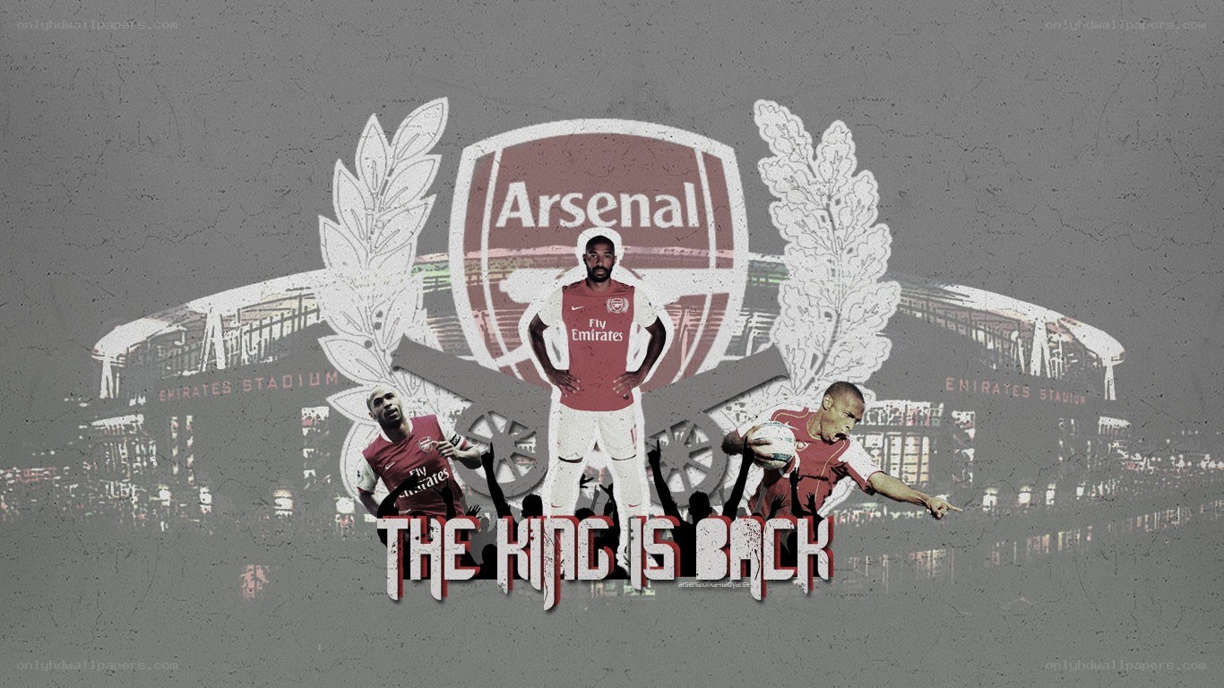 Arsenal football team collage