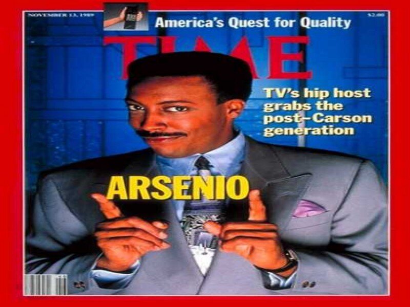 Arsenio Hall on Magazine Cover