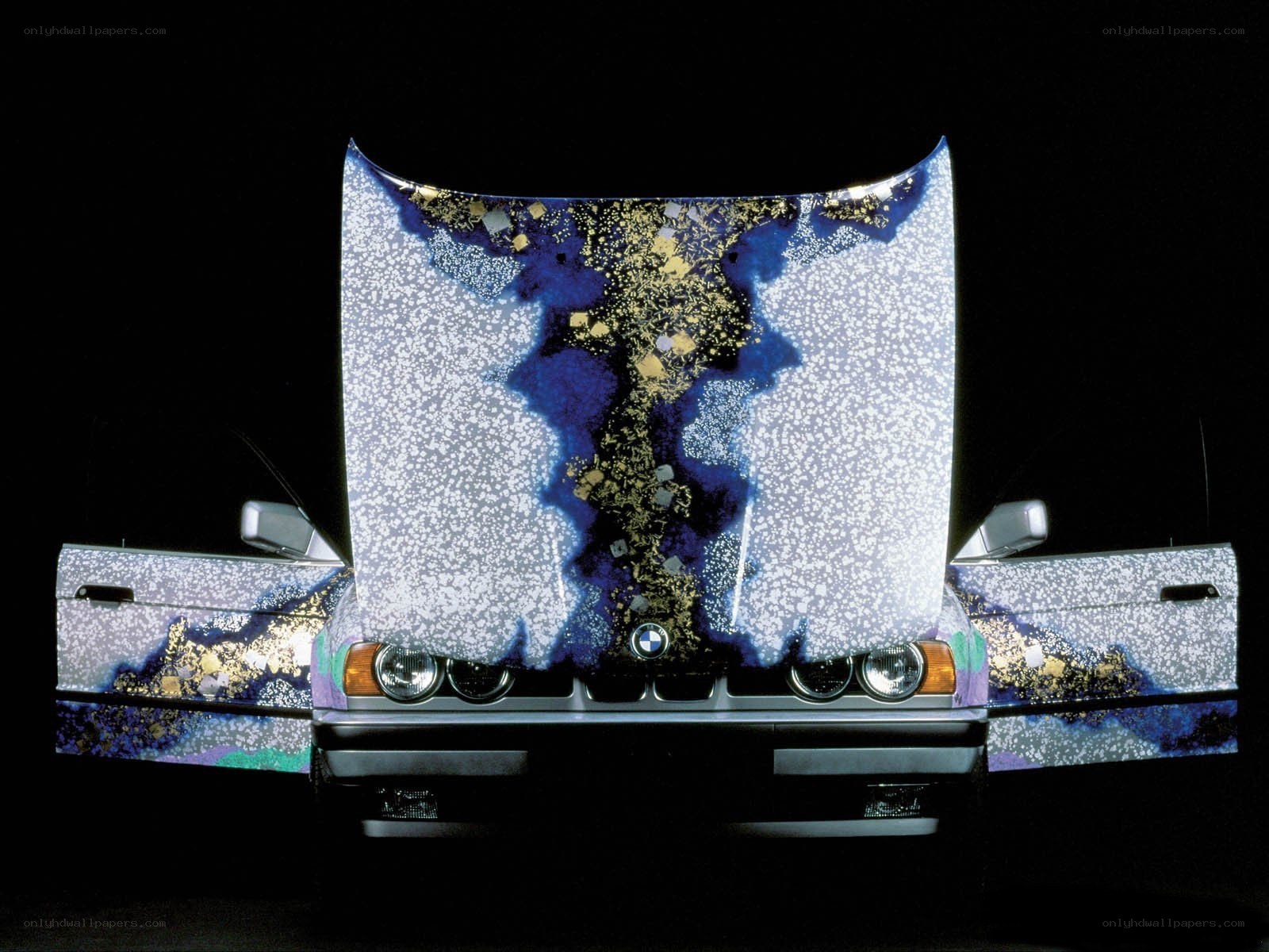 art car with cosmic design