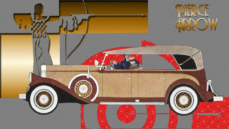 Art Deco Car Illustration