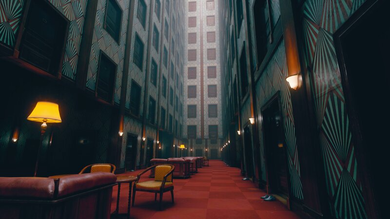 Art Deco Hallway