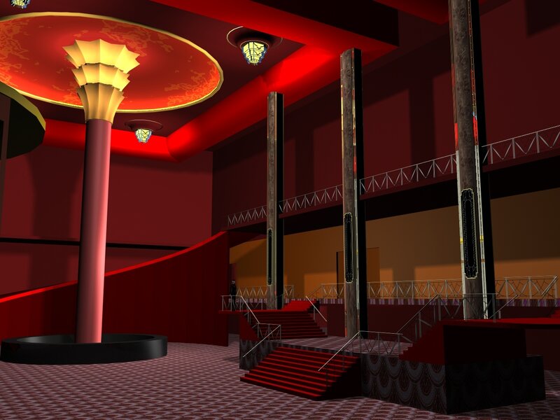 Art Deco theater interior