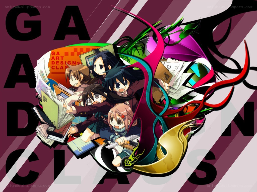 Art design class anime characters