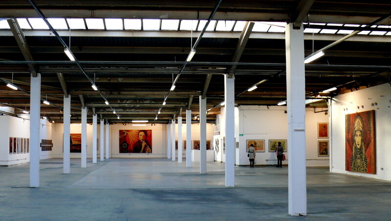 Art gallery exhibition space