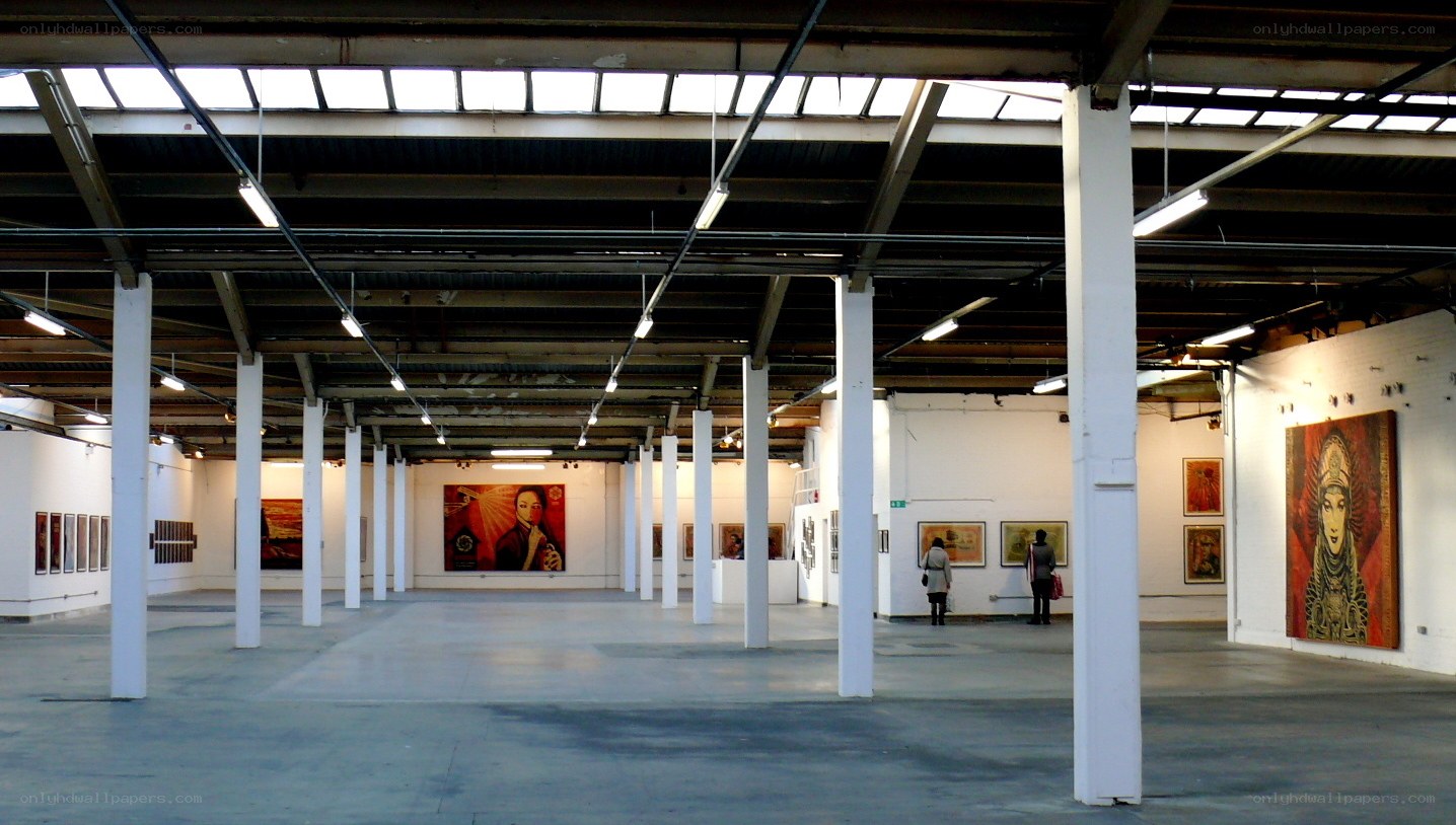 Art gallery exhibition space